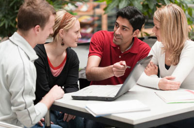 Teacher and students, Study Abroad Travel